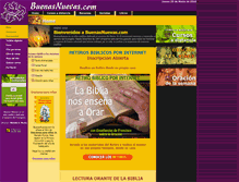 Tablet Screenshot of buenasnuevas.com
